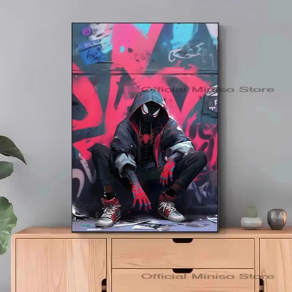 Miles Morales Spider-Man Canvas Art Print