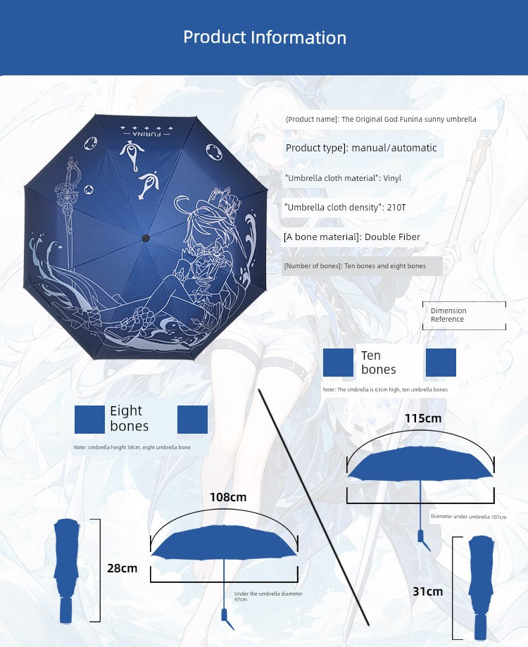 Genshin Impact Outline Umbrella