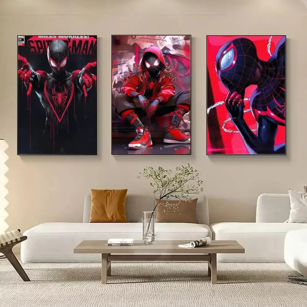 Miles Morales Spider-Man Canvas Art Print