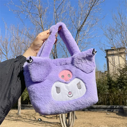 Charming Sanrio Anime Plush Handbag