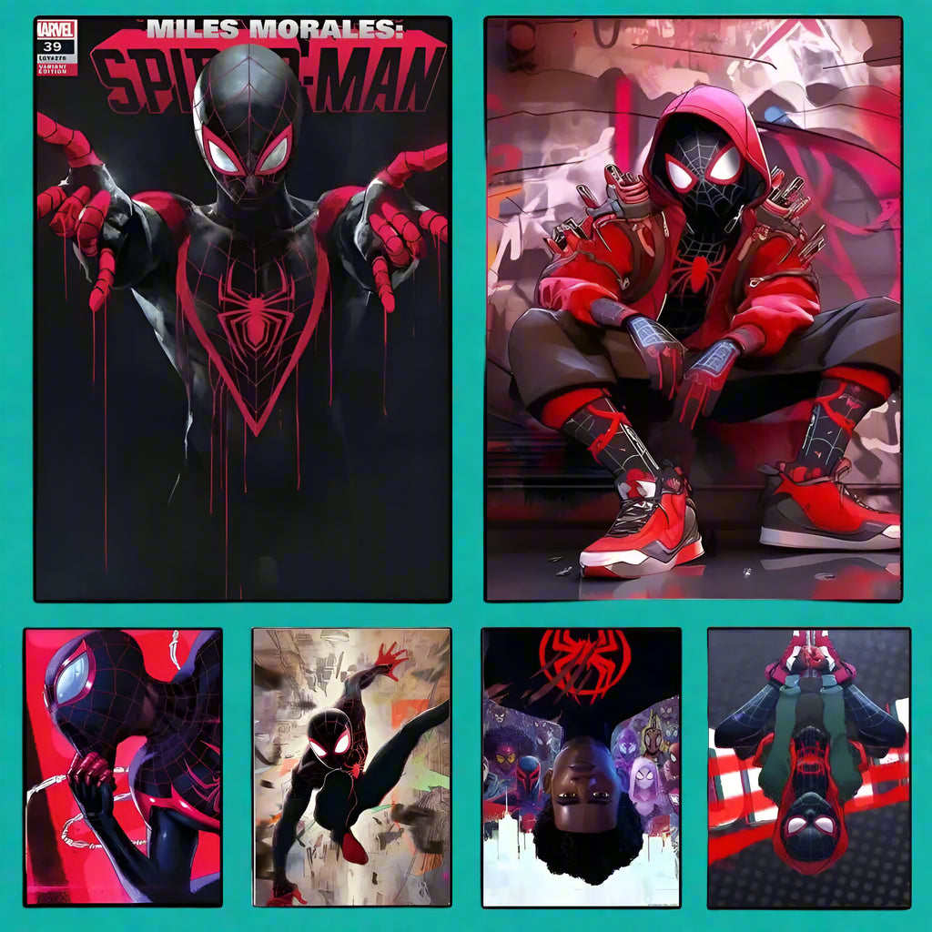 Miles Morales Spider-Man Canvas Art Print