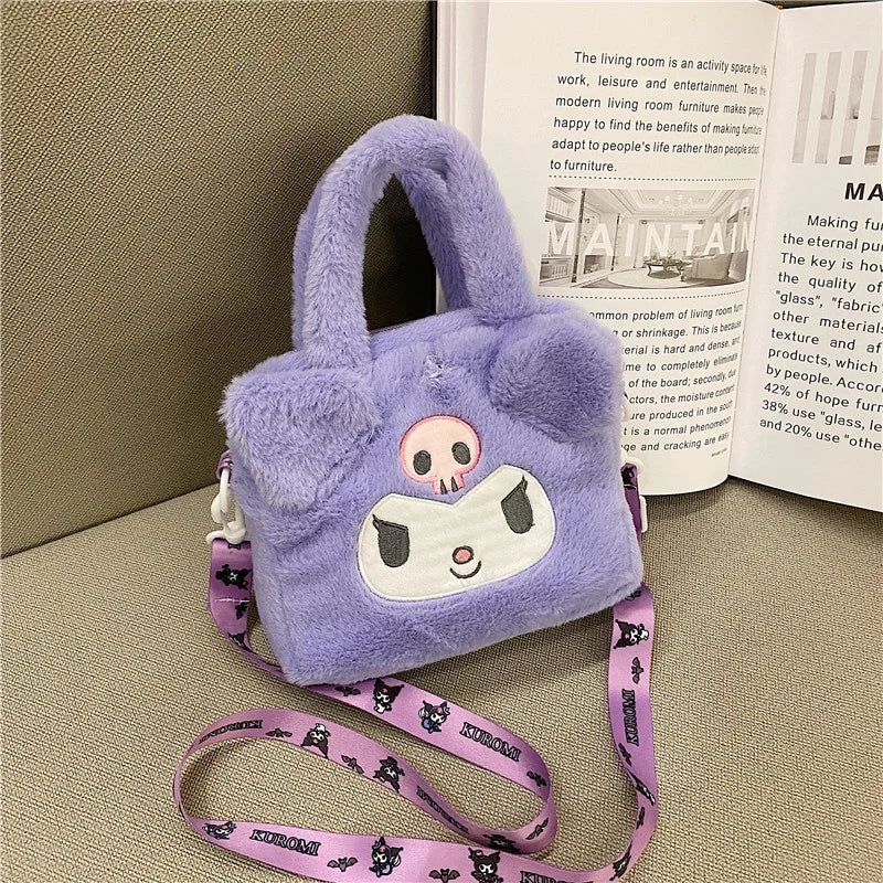 Charming Sanrio Anime Plush Handbag