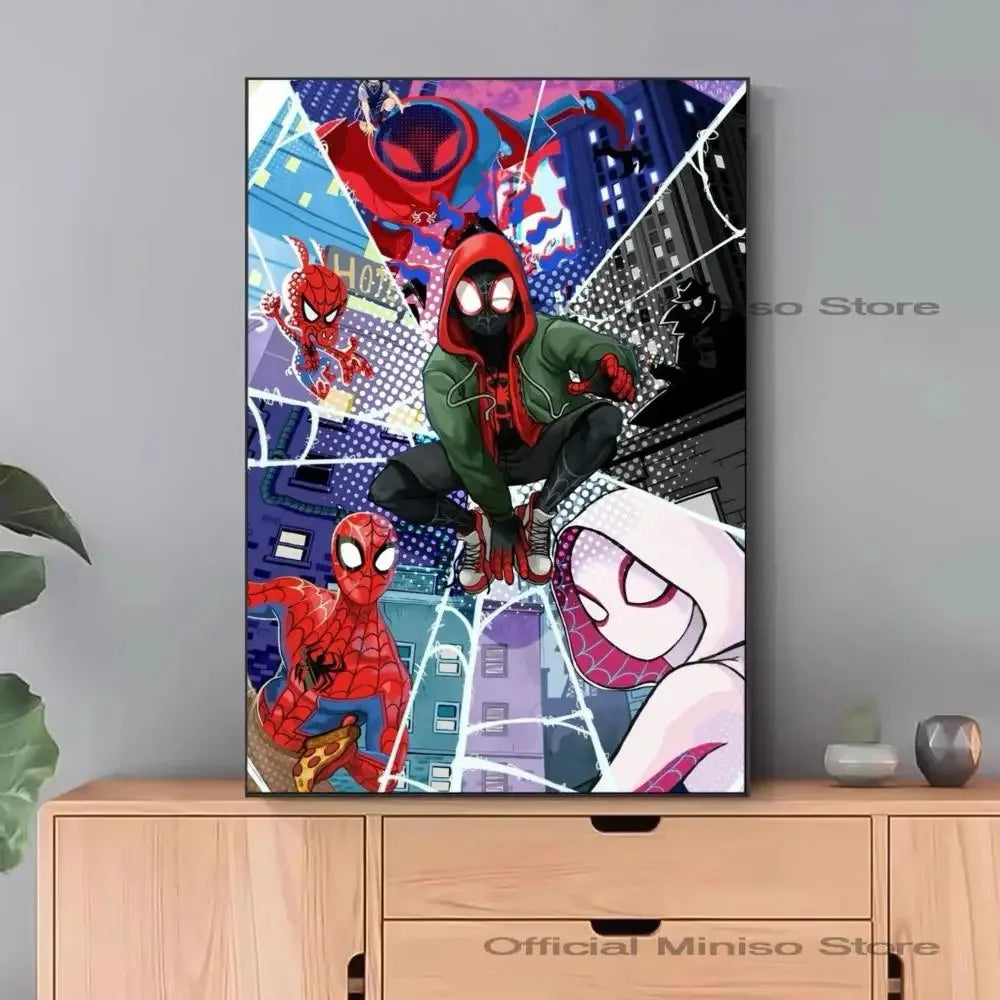 Miles Morales Spider-Man Canvas Art Print