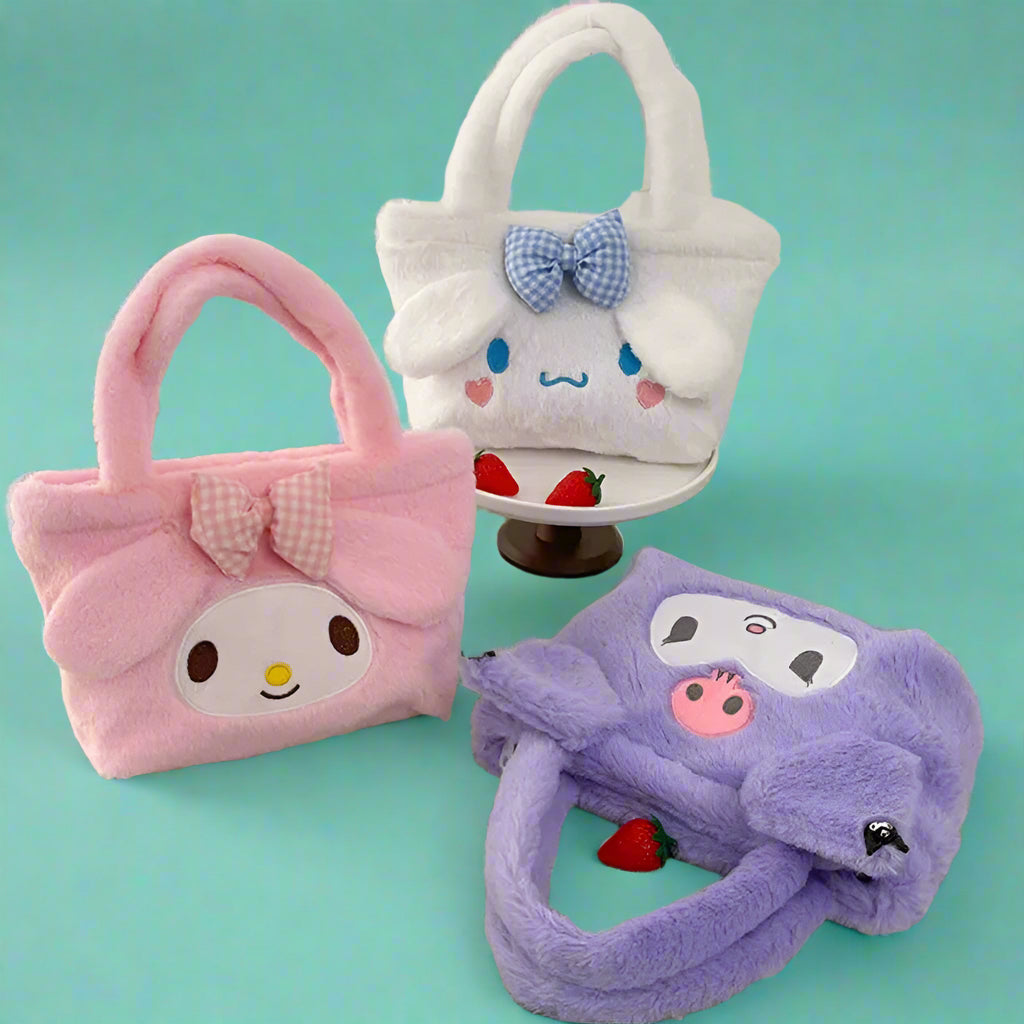 Charming Sanrio Anime Plush Handbag