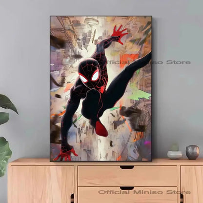 Miles Morales Spider-Man Canvas Art Print