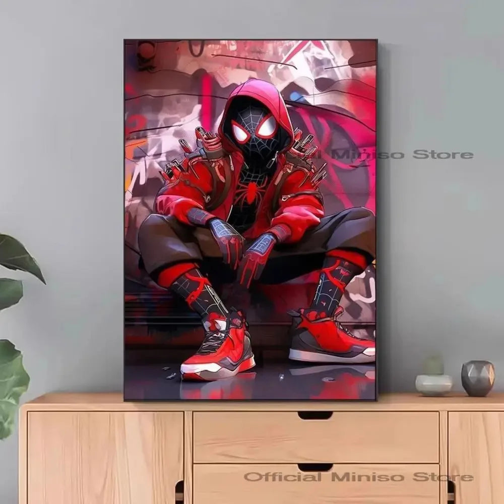 Miles Morales Spider-Man Canvas Art Print