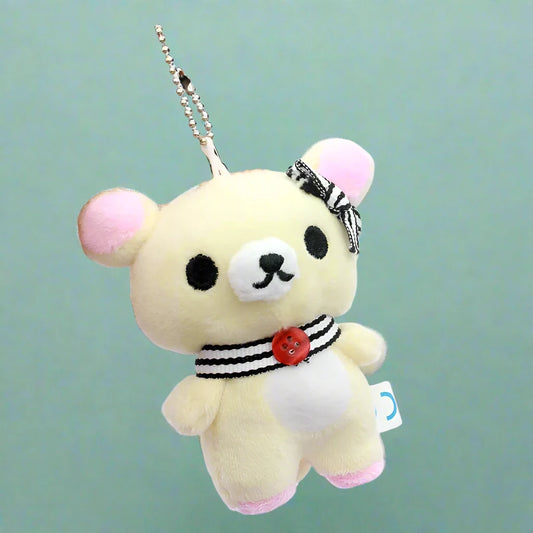 Kawaii Rilakkuma Plush Keychain