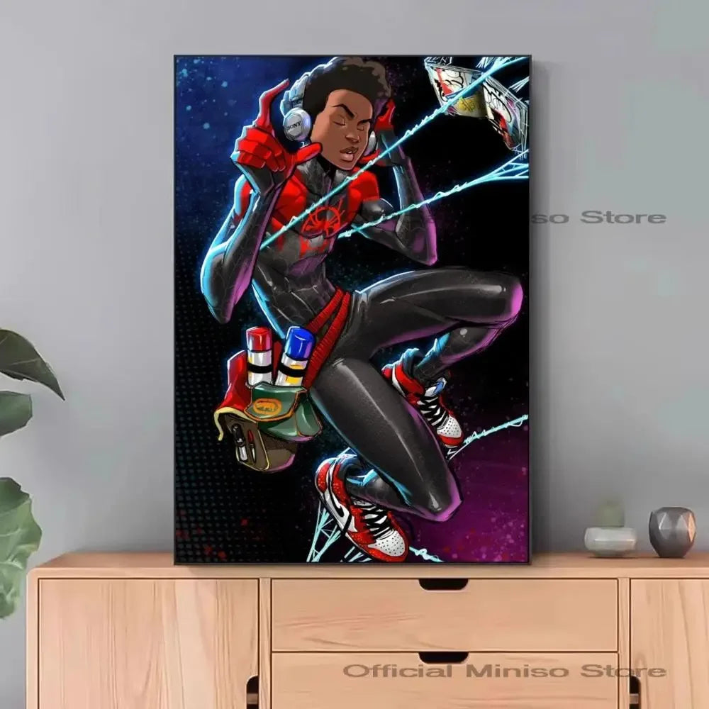 Miles Morales Spider-Man Canvas Art Print