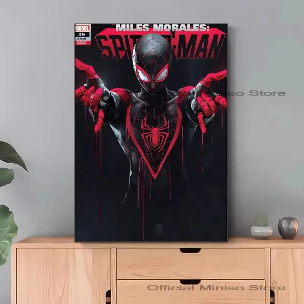 Miles Morales Spider-Man Canvas Art Print