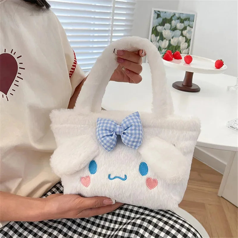 Charming Sanrio Anime Plush Handbag