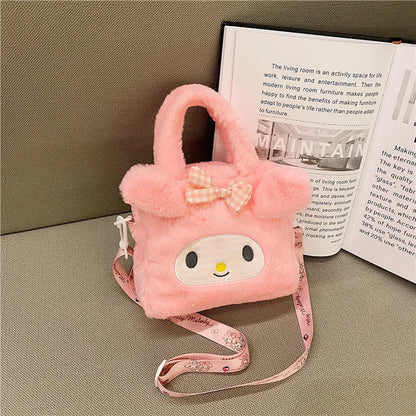 Charming Sanrio Anime Plush Handbag