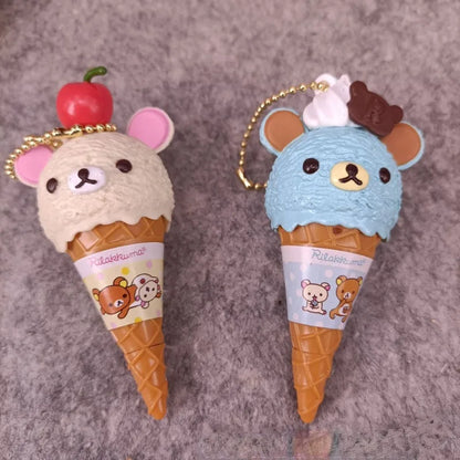 Rilakkuma Ice Cream Key Chain