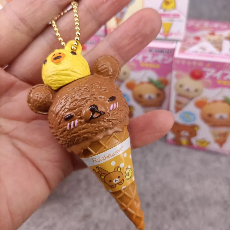 Rilakkuma Ice Cream Key Chain